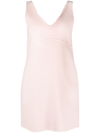 P.a.r.o.s.h Sleeveless Wool Minidress In Rosa