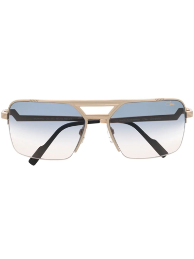 Cazal Square-frame Sunglasses In Gold
