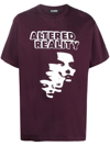 Raf Simons Altered Reality Cotton T-shirt In Violett