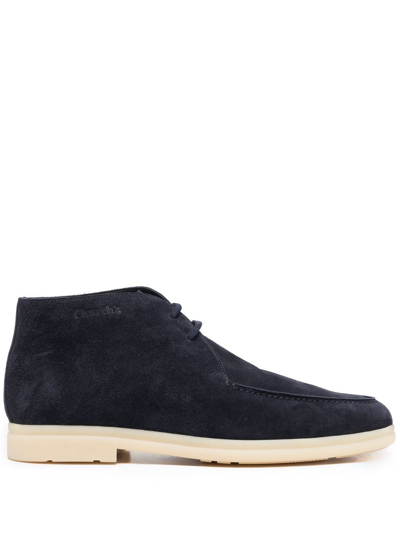 CHURCH'S GORING SOFT SUEDE LACE-UP BOOTS