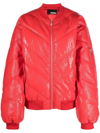 Rotate Birger Christensen Inary Oversized Quilted Croc