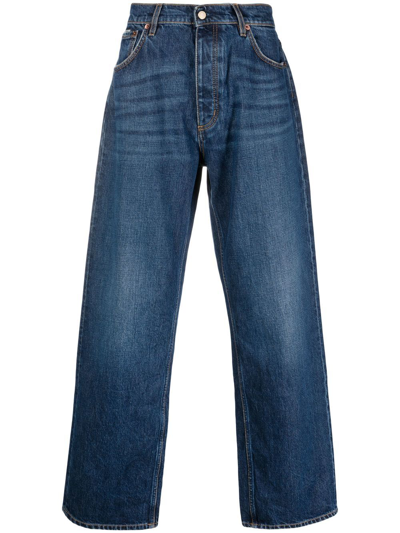 Eytys Oversize Straight-leg Jeans In Blau
