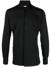 Xacus Button-down Fastening Shirt In Schwarz