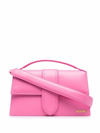 Jacquemus Le Grand Bambino Leather Shoulder Bag In Rosa
