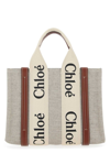Chloé Women's Woody Small Tote Bag In White Brown