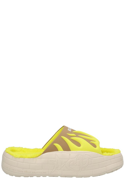 Msgm X Acupuncture Slides In Yellow