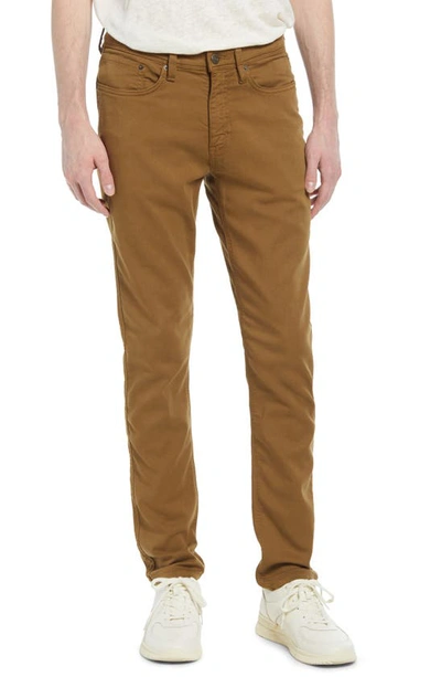 Duer No Sweat Slim Fit Stretch Pants In Tobacco