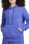 Nike Sportswear Phoenix Fleece Women's Pullover Hoodie In Lapis/ Sail