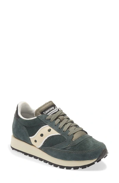 Saucony Jazz 81 Sneaker In Dark Grey & Grey