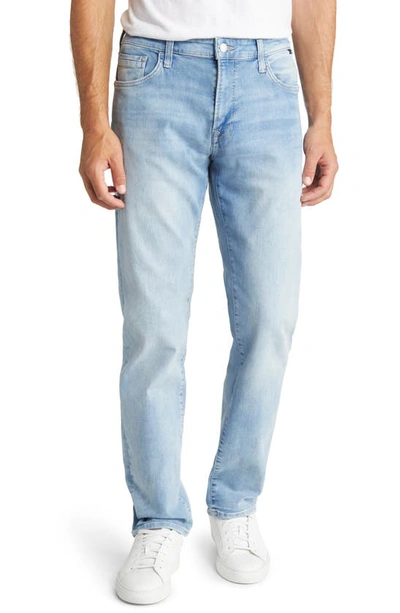 Mavi Jeans Zach Straight Leg Jeans In Light Foggy Feather Blue