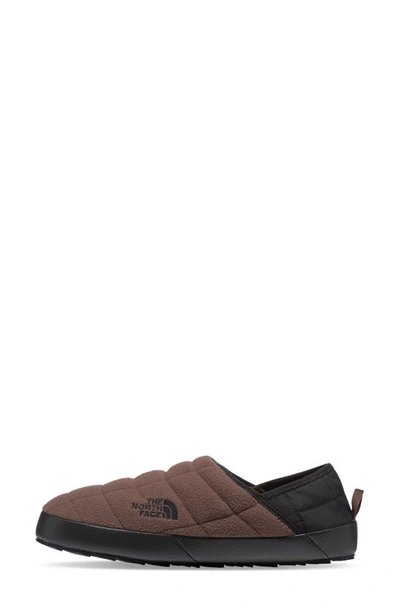 The North Face Thermoball Traction Mule Denali In Dark Oak/ Tnf Black