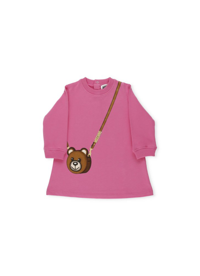 Moschino Kids Teddy Bear In Pink