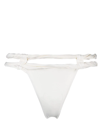 Jacquemus Le Haut Sofio Bikini Bottoms In White