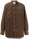 ACNE STUDIOS BUTTON-UP CORDUROY SHIRT