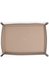 Smythson Large Rectangular Trinket Tray In Braun