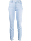 Paige Mid-rise Slim-fit Jeans In Blue