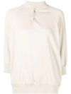 Essentials Press-stud Placket Sweatshirt In Grau
