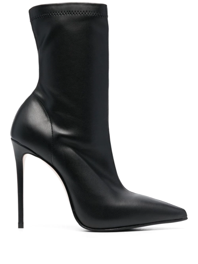 Le Silla Eva 120mm Ankle Boots In Black