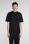 Etudes Studio Embroidered-logo Detail T-shirt In Black