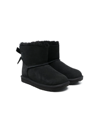 Ugg Suede Ankle Boots In Black