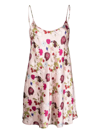 LA PERLA FLORAL-PRINT SILK SLIP NIGHTDRESS