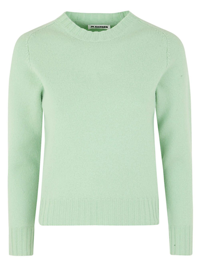 Jil Sander Woman Sweater Light Green Size 4 Wool In Green