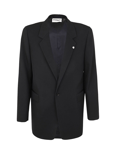 Jil Sander Black Latch Hook Blazer