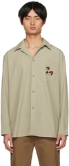 ADISH GREEN WARED SHIRT