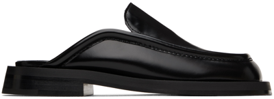 Proenza Schouler Black Square Loafers In 16006 Black