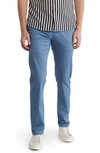 14th & Union The Wallin Stretch Twill Trim Fit Chino Pants In Blue Captain