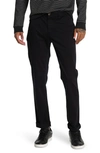 14th & Union The Wallin Stretch Twill Trim Fit Chino Pants In Black