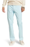14th & Union The Wallin Stretch Twill Trim Fit Chino Pants In Blue Sphere