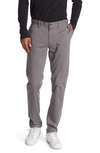 14th & Union The Wallin Stretch Twill Trim Fit Chino Pants In Grey Pearl