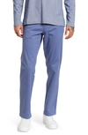 14th & Union The Wallin Stretch Twill Trim Fit Chino Pants In Blue Angelite