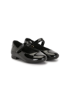 Dolce & Gabbana Varnished Ballerina Shoes In Black