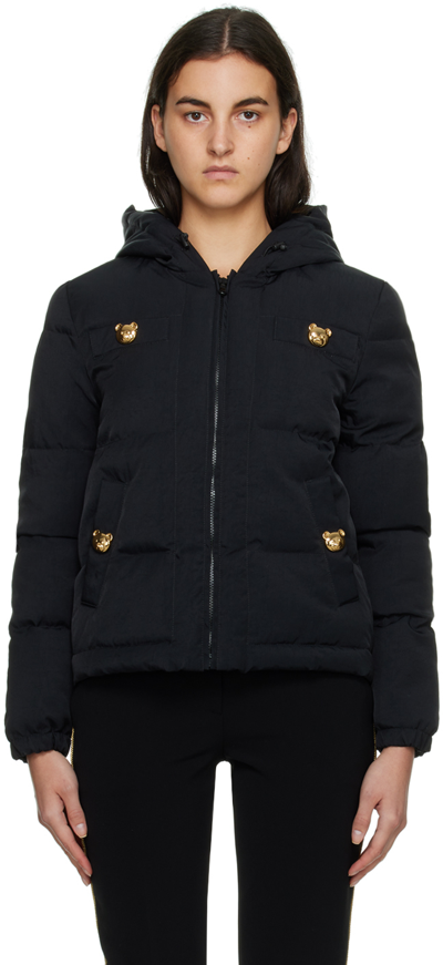 Moschino Black Teddy Bear Jacket