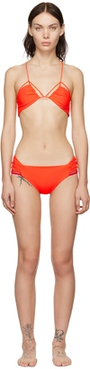 NENSI DOJAKA SSENSE EXCLUSIVE ORANGE BIKINI