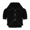 Jacquemus Black Le Papier 'le Cardigan Campana' Cardigan In Black