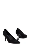 Agl Attilio Giusti Leombruni Women's Isolde Pointed Toe High Heel Pumps In Black Suede