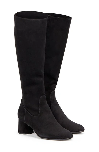 Agl Attilio Giusti Leombruni Agl Lorette Knee High Boot In Nero
