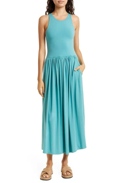 knee length dresses for ladies Atm Anthony Thomas Melillo Slub Jersey Tank Maxi Dress