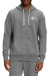 The North Face Heritage Patch Recycled Cotton Blend Hoodie In Tnf Medium Grey Heather