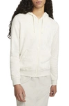 Nike Women's  Sportswear Club Fleece Full-zip Hoodie In Brown