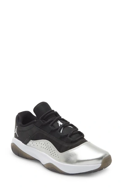 Jordan Nike Air  11 Cmft Low Sneakers In Black And Silver-multi In Black/silver/white