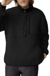 Canada Goose Renfrew Relaxed-fit Recycled Wool-blend Sweatshirt In Black