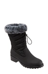 TROTTERS TROTTERS BRYCE FAUX FUR TRIM WINTER BOOT