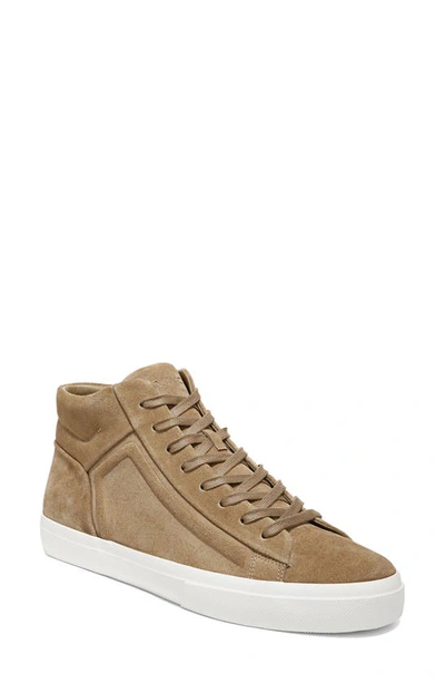 Vince Men's Fynn Leather High-top Sneakers In New Camel