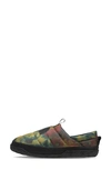The North Face Nuptse Down Slipper In Antelope Tan Ice Dye/black