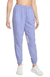 Nike Dri-fit Crop Joggers In Thistle/ Barely Grape