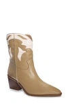 42 Gold Bartlett Two-tone Western Boot In Camel